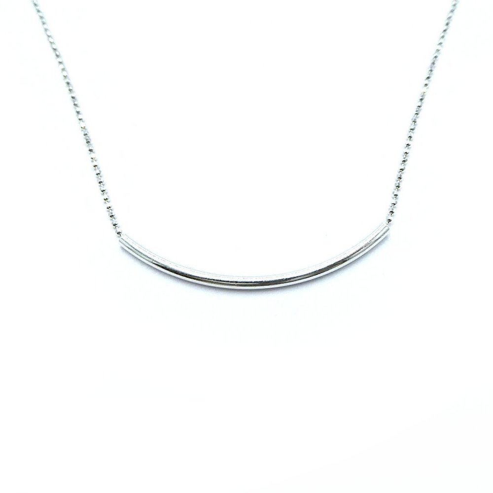 Silver Moonbeam Necklace (Made in Ohio)